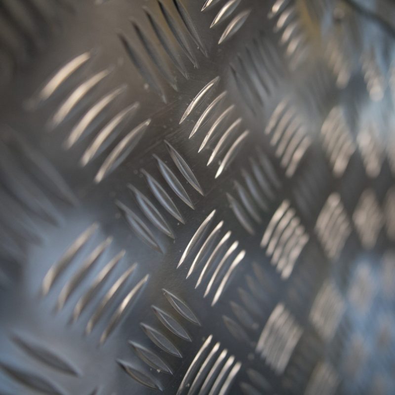 Checker plate as metal texture
